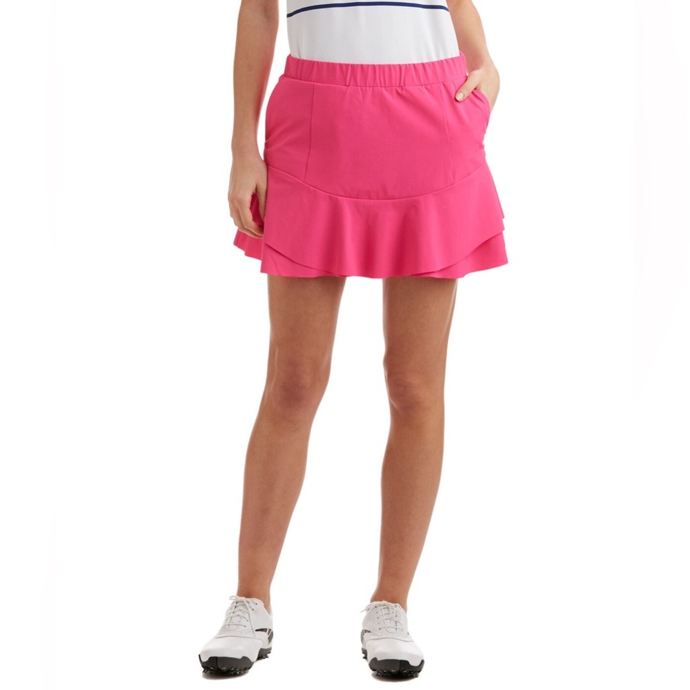 Vineyard Vines Hot Pink Carrot Rock Flounce Skort Tennis Skirt 6